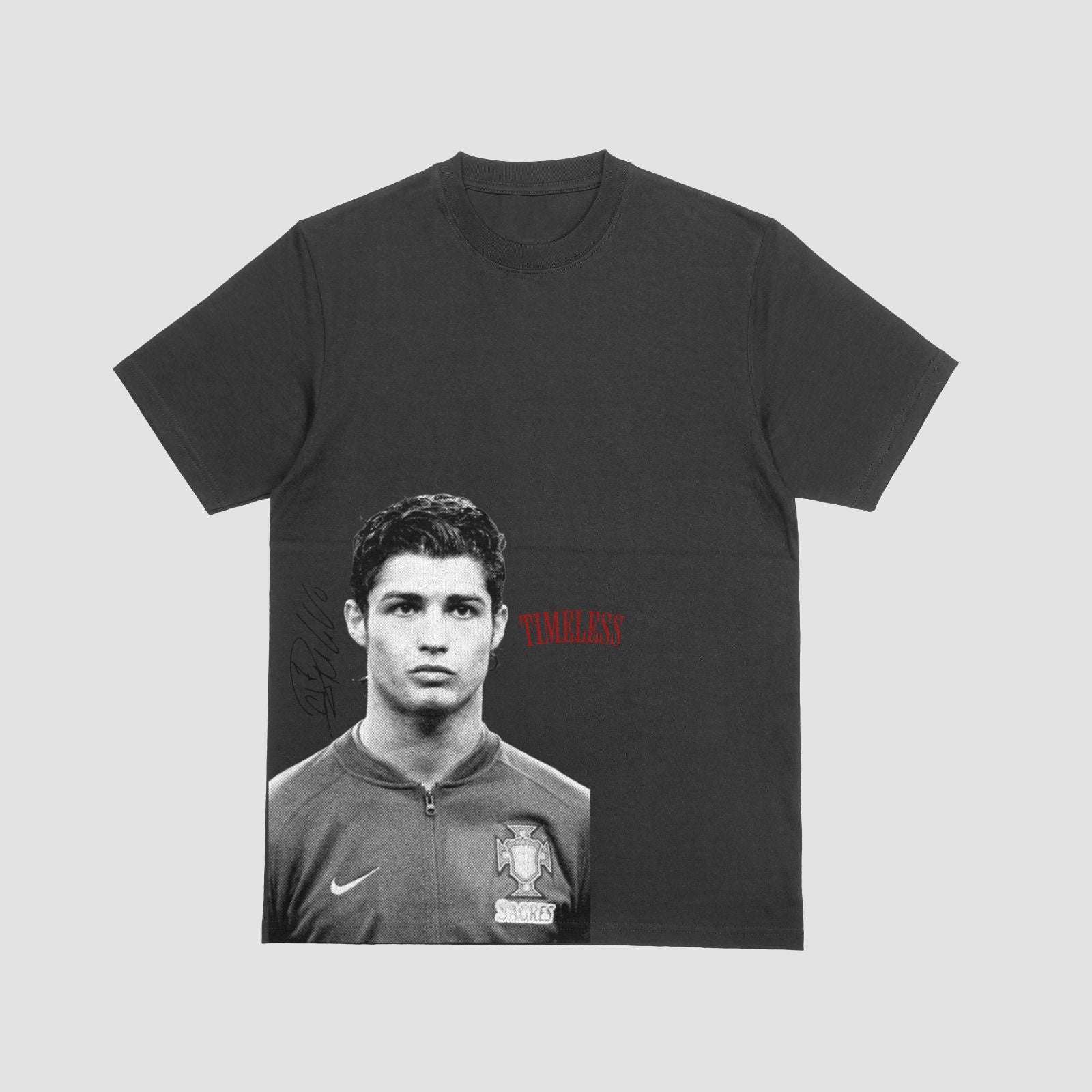 T-shirt Oversized CR7 (Preto)
